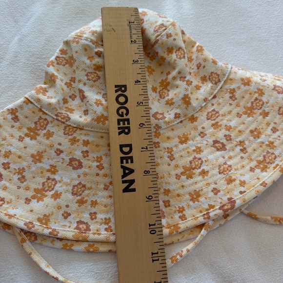 Lack‎ of Color Floral Sun Hat S/M Wide Brim Beach Resort Vacation Chic NWT main image 4
